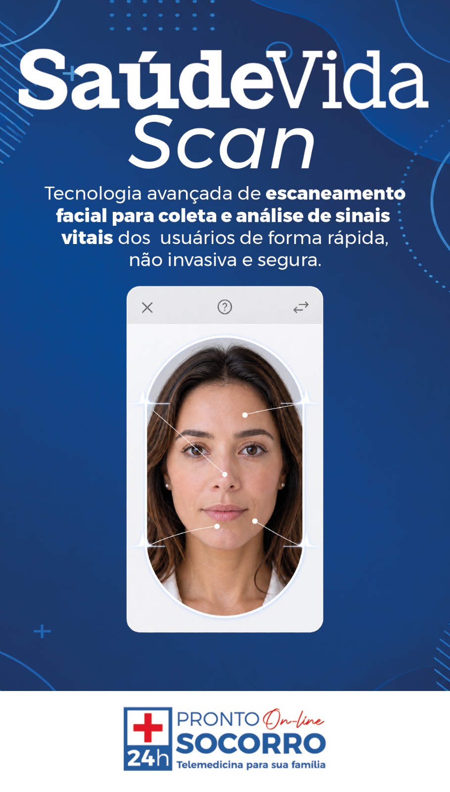 SaúdeVida Scan: escaneamento facial para análise de sinais vitais